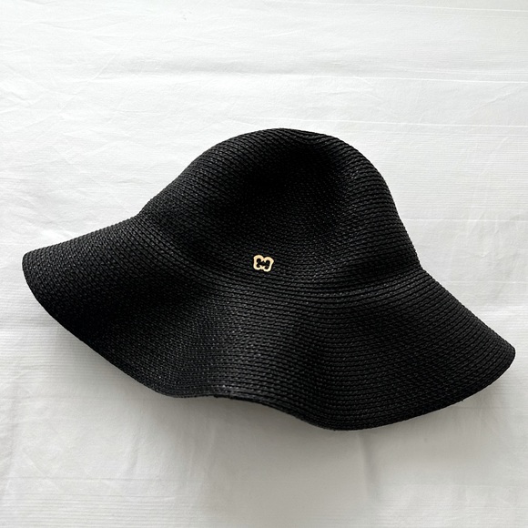 Eric Javits ‘Hampton’ Straw Hat in Black 🖤 EUC! - Picture 2 of 10